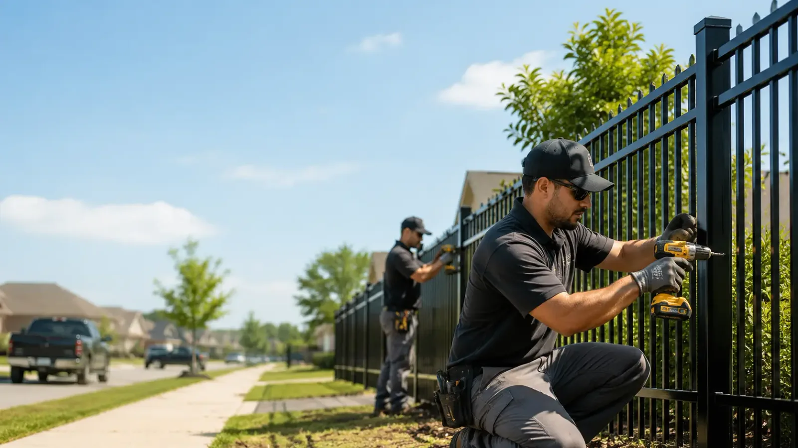 Metal Fence Installation in Newburyport, MA